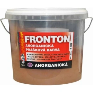 Fronton prášková barva do stavebních směsí malt a betonů, 0281 tmavě hnědá, 4 kg