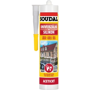 Soudal univerzální silikon, šedý, 280 ml