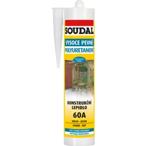 Soudal 60A konstrukční lepidlo na dřevo, čiré, 300 ml