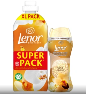 LENOR GOLD AVIVÁŽ 48 DÁVEK + PERLIČKY 210G