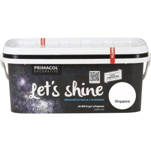 Primacol Decorative Lets Shine dekorativní barva s brokátem, Singapur, 2 l