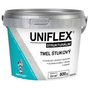 Uniflex štukový akrylový tmel, 800 g