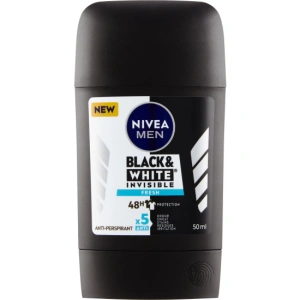 NIVEA MEN DEOSTICK NEW BLACK a WHITE FRESH 50ML