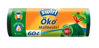 PYTLE NA ODPAD SWIRL 60L EKO ZATAHOVACÍ 68X73 8KS