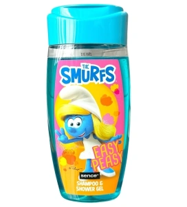 ŠMOULOVÉ SPRCHOVÝ GEL+ ŠAMPON 2V1 210ML