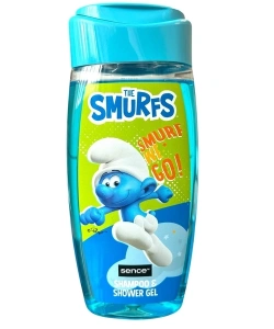 ŠMOULOVÉ SPRCHOVÝ GEL+ ŠAMPON 2V1 210ML