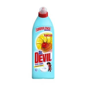 DR.DEVIL WC GEL TURBULENCE LEMON FRESH 1000ML