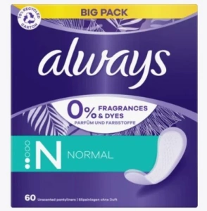 VLOŽKY ALWAYS INTIM NORM FRESSH PROT 60KS