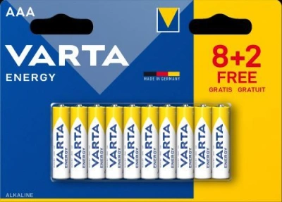 BATERIE VARTA AL1 ENERGY MIKRO AAA 8+2KS
