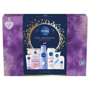 NIVEA KAZETA MLÉKO+SPRCHOVÝ GEL+2XKRÉM ROLL-ON+MASKA