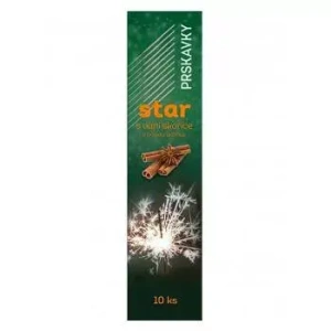 PRSKAVKY S VŮNÍ SKOŘICE 17CM 10KS