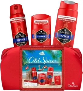 Old Spice Xmass sada Captain v taštičce , deodoranty a sprchový gel