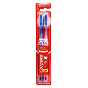 COLGATE ZUBNÍ KARTÁČEK DOUBLE ACTION MEDIUM 2KS