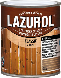 LAZUROL CLASSIC 0021 ořech 0.75l - S1023