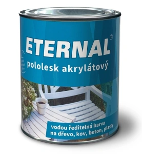 Austis Eternal pololesk akrylátový RAL 9003 bílý 0,7kg