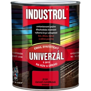 INDUSTROL UNIVERZÁL S2013 8191 červeň rumělková tmavá 0,6 l