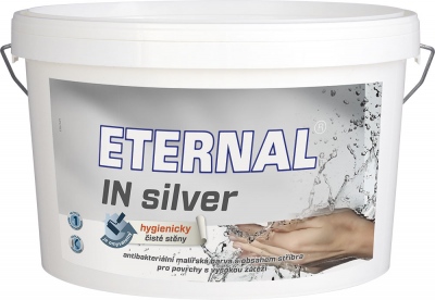 Austis Eternal IN silver antibakteriální malířská barva s obsahem stříbra 12 kg