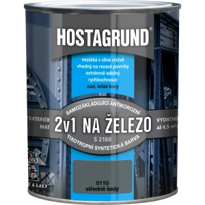 HOSTAGRUND 2v1 NA ŽELEZO S2160 - 0110 šedá střední 4 l