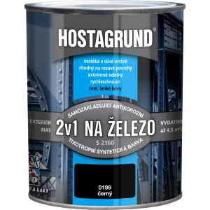 HOSTAGRUND 2v1 NA ŽELEZO S2160 - 0199 černý 9 l