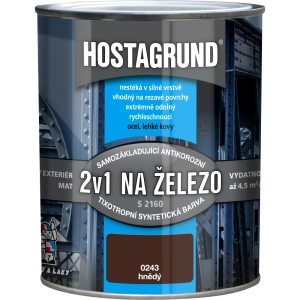 HOSTAGRUND 2v1 NA ŽELEZO S2160 - 0243 hnědý 4 l