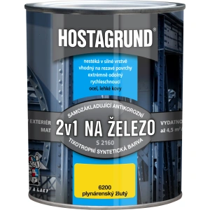 HOSTAGRUND 2v1 NA ŽELEZO S2160 - 6200 žlutá plynárenská 4 l