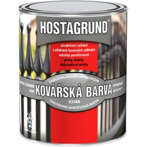 HOSTAGRUND KOVÁŘSKÁ BARVA S2160 - 0950 kovářská čerň 0,6 l