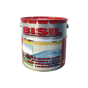 Bisil silikon-akryl email 0101 šedý 8 kg