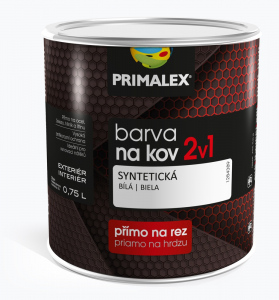 Primalex 2v1 na kov 0,75l šedá