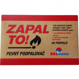 Zapal To, pevný podpalovač, 40 ks