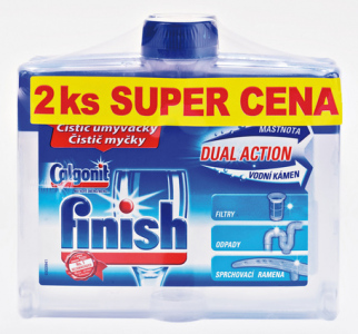 FINISH Čistič myčky 2 x 250 ml