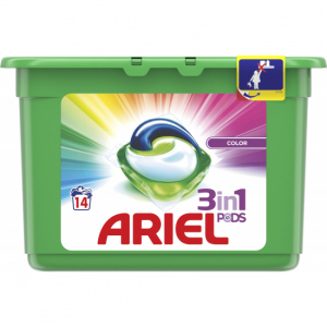 Ariel Color kapsle na praní, 14 ks