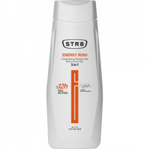 STR8 Energy Rush sprchový gel pro muže, 400 ml