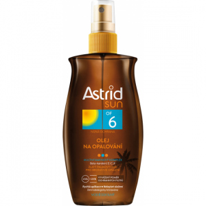 Astrid Sun OF 6 olej na opalování ve spreji, 200 ml