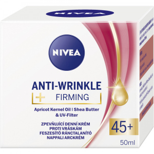 Nivea Anti-Wrinkle Firming 45+ zpevňující denní krém proti vráskám, 50 ml