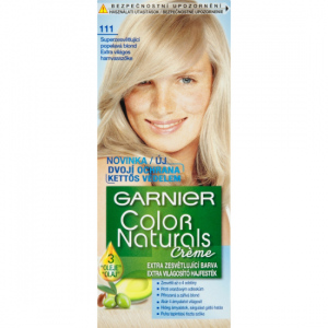 Garnier Color Naturals Creme barva na vlasy, odstín superzesvětlující popelavá blond 111