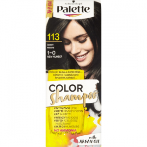 Schwarzkopf Palette Color Shampoo barva na vlasy 113/1-0 černá, 50 ml