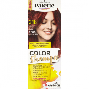 Schwarzkopf Palette Color Shampoo barva na vlasy 318/5-88 intenzivně červená, 50 ml