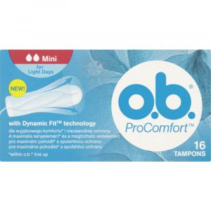 O.B. ProComfort Mini tampony, 16 ks