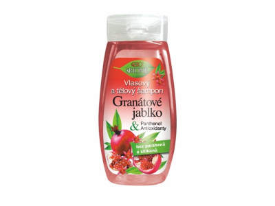 Bio Bione Granátové jablko Vlasový a tělový šampon 260ml