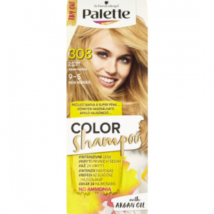 Schwarzkopf Palette Color Shampoo barva na vlasy 308/9-5 zlatavě plavá, 50 ml