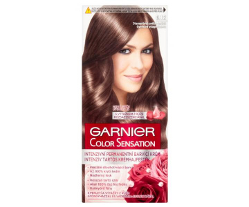 Garnier Color Sensation permanentní barva na vlasy - 6.12 diamantová světle hnědá