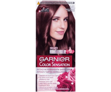 Garnier Color Sensation permanentní barva na vlasy - 5.51 tmavá rubínová