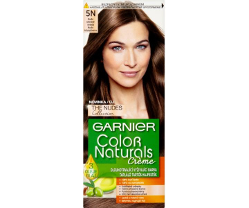 Garnier Color Naturals Creme barva na vlasy, odstín střední hnědá 5N