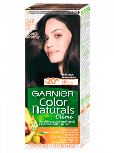 Garnier Color Naturals Creme barva na vlasy, odstín ledová tmavě hnědá 3.12