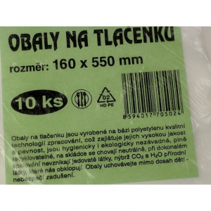 Obaly na tlačenku 10 ks