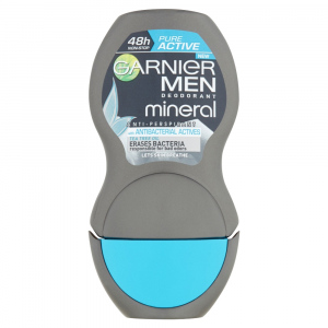 Garnier Men Mineral Pure Active antibakteriální kuličkový antiperspirant, 50 ml