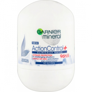 Garnier Mineral Action Control+ Clinically tested kuličkový antiperspirant, 50 ml