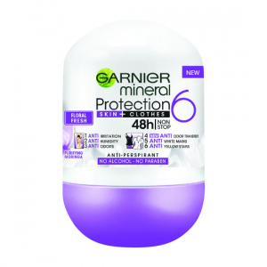 Garnier Mineral Protection 6 Floral kuličkový antiperspirant, 50 ml