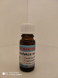 Antibakteriální dezinfekce na ruce 10 ml