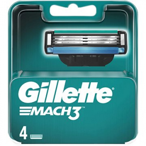 GILLETTE Mach3 náhrdaní hlavice 4 ks